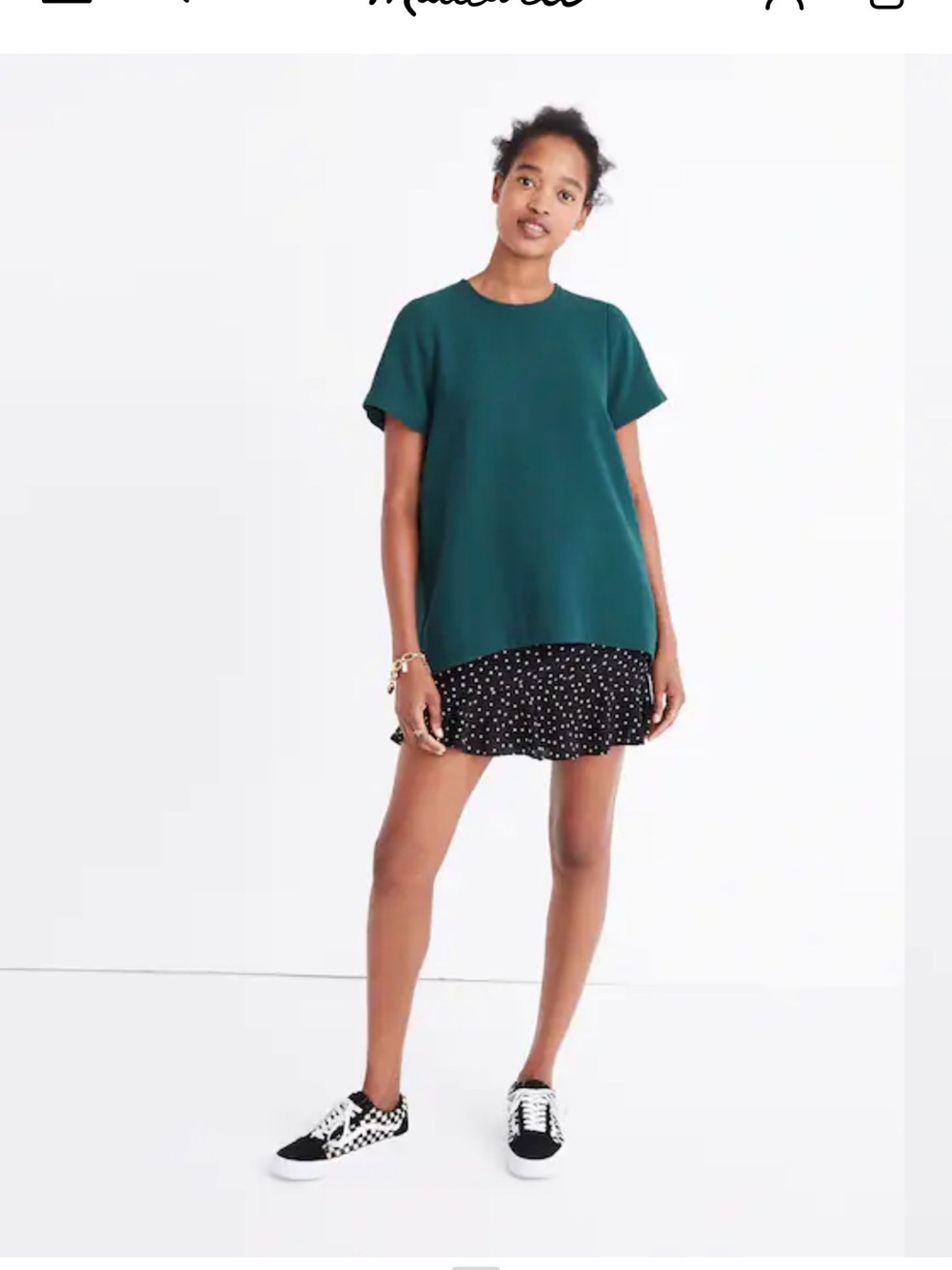 Madewell Tailored Tee in Bowling Green